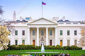 Washington, DC at the White House at Night