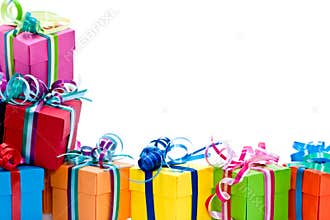 Colorful gifts box