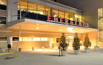 Hospital Emergency Room Entrance