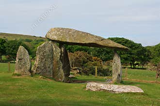 The Pentre Ifan burial chamber in Pembrokeshire