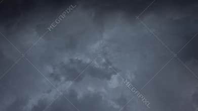 Dramatic Grey Stormy Cloudscape Time Lapse Footage