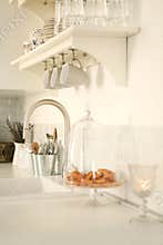 Modern white kitchen