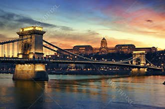 Budapest at night