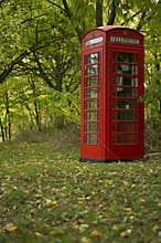 British red telephone box
