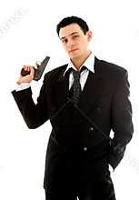 Man with a gun