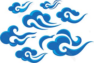 Chinese style clouds