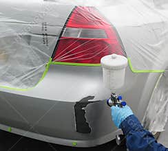 Car paint.