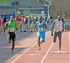 Olympic Development 100 meter dash Penn Relays