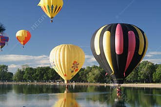 Hot Air Ballooning colors