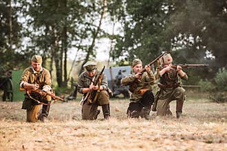 A staging of the Battle of Warsaw from 1920