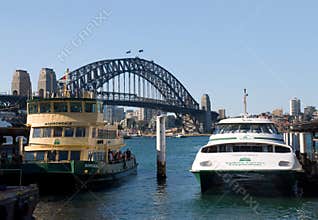 Circular Quay and Sydney Harbour Bridge