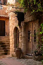 Alley in an old village
