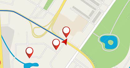 GPS Tracking. GPS navigation concept.
