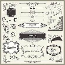 Exquisite Ornamental and Page Decoration Designs
