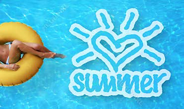 Summer fun by the pool