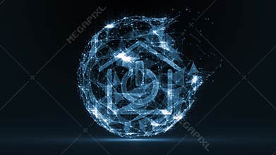 Business, Technology, Internet and network concept. Smart home automation control system. Innovation technology