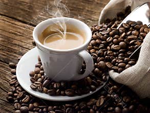 Hot coffee