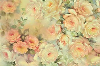 Background of delicate roses