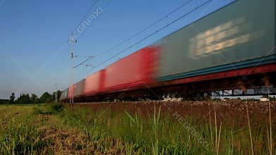 Cargo transport train
