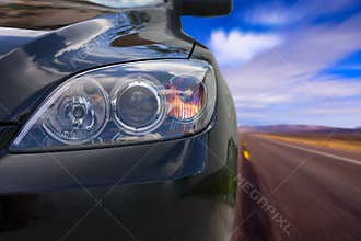 Car on the road