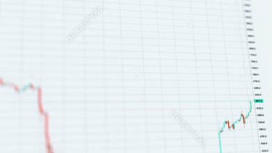 Bitcoin crypto asset price rise to 9000 dollars in a bullish uptrend