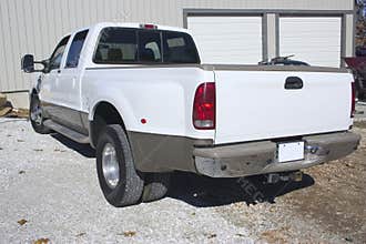 Ford Super Duty Truck Rear