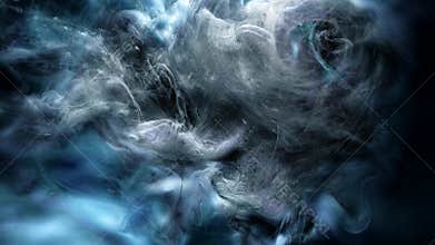 Ink swirl menacing dark motion cloud animation