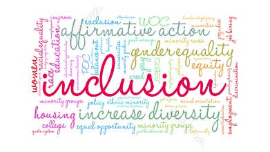 Inclusion Animated Word Cloud