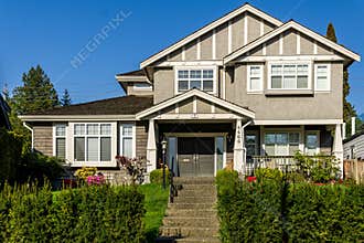 VANCOUVER, BRITISH COLUMBIA, CANADA - April 24, 2019: Gorgeous Quilchena Park during spring British Columbia Canada.