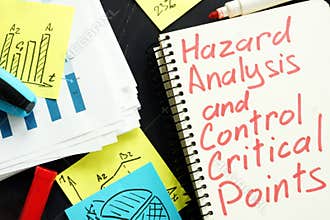 Hazard Analysis and Critical Control Points HACCP written on the page