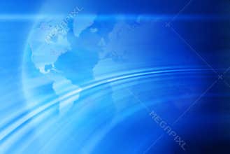 Abstract World Earth Map Globe Background