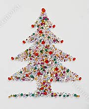 Festive Diamond Xmas Tree