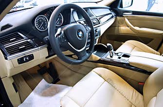 BMW X6 car interior
