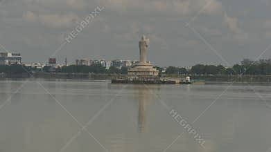 Buddha statue, Hyderabad, Telangana, India
