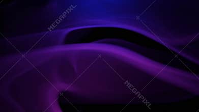 Abstract Neon violet and blue smoke background. Abstract cloud formations and metamorphosis on black. 4k neon loop