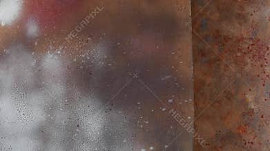Red spray paint
