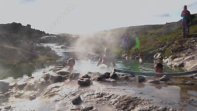 Hveravellir blue geothermal pool