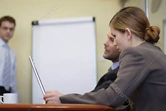 Business people working in the office