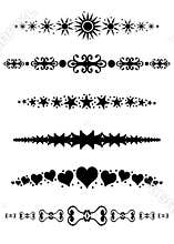 Decorative frames borders dividers