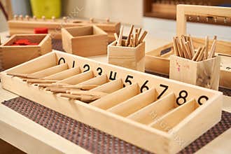 Montessori counting games learning numbers