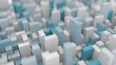 4K Color Changing Cube Surface.