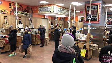 Cash register area at Trader Joe`s