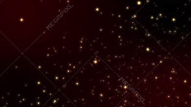 Luminous Sparkling Bokeh Particles Animation