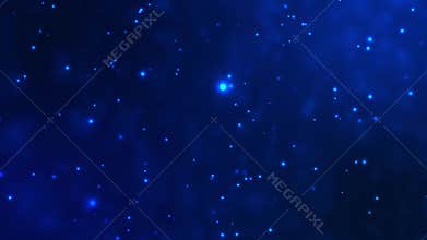 Luminous Sparkling Bokeh Particles Animation