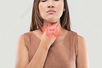 Women thyroid gland control