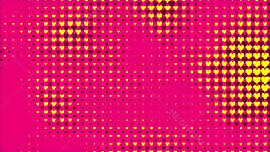 Hearts Abstracts as a Valentine`s Day holiday motion backdrop loop.