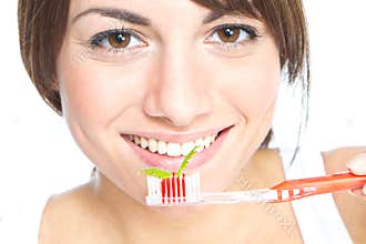 Brushing teeth
