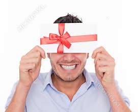 Gift voucher man