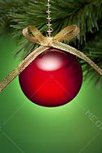 Christmas Tree Ornament Background