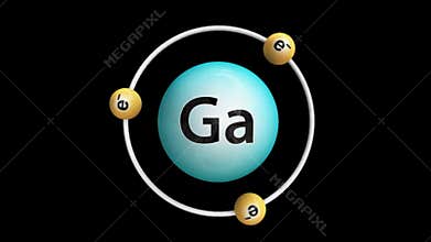 Gallium element have a 3+ charge